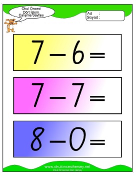 İşlemler yaprak test